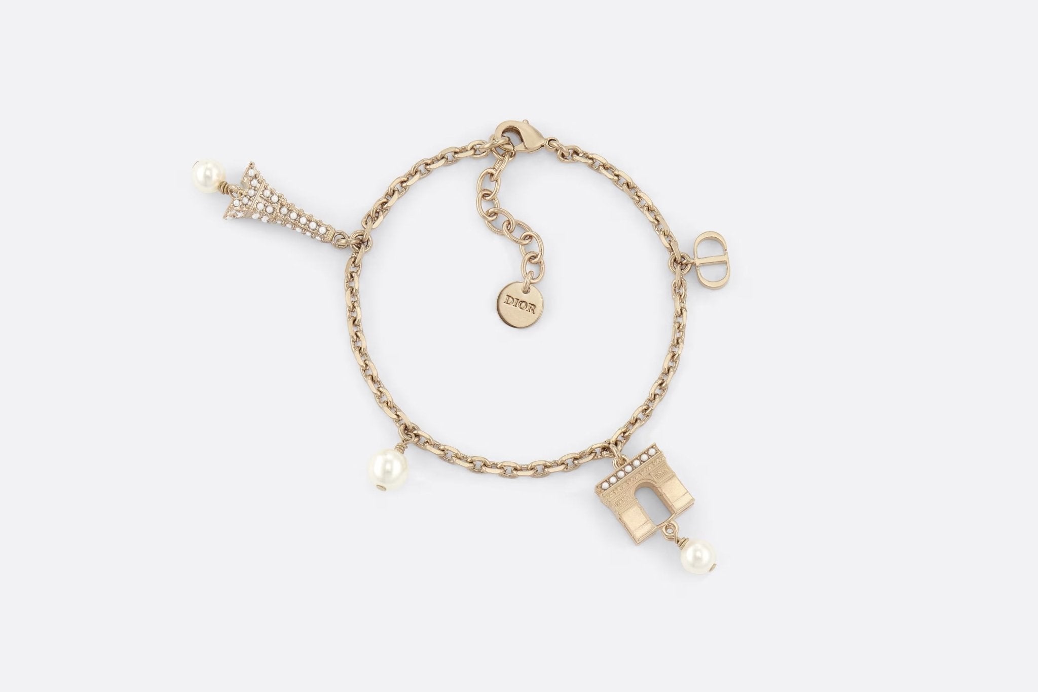 CHRISTIAN DIOR Plan De Paris Bracelet Gold-Finish Metal(Gold