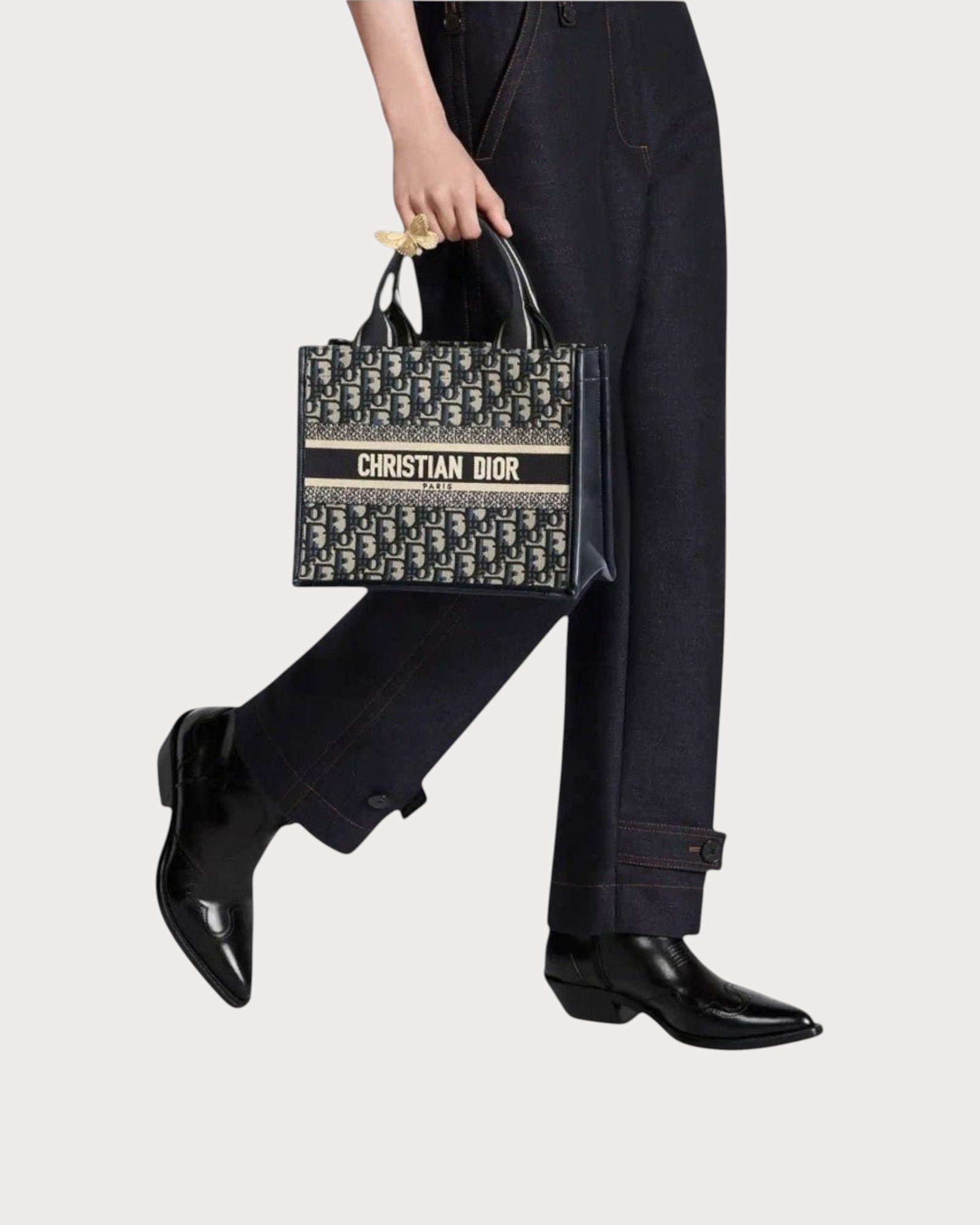 CHRISTIAN DIOR Dior Book Tote Oblique Jacquard(Small/2 Colors