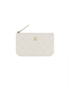 香奈儿 AP4020 Classic Zipped Pouch 粒纹小牛皮拉链手袋(小码/3色)