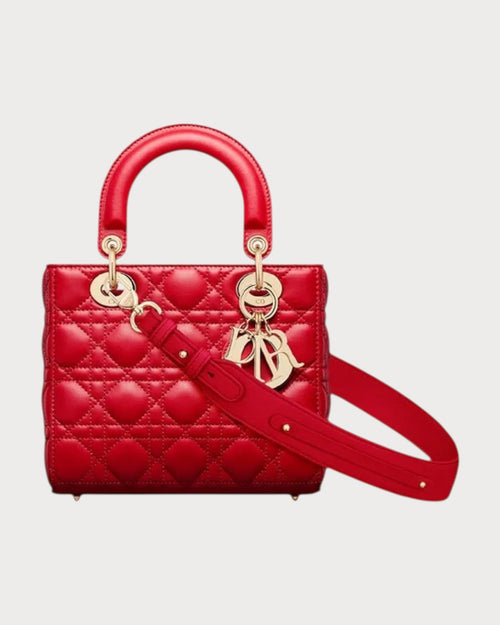 [限量款] CHRISTIAN DIOR Lady Dior My ABCDIOR Bag | 迪奥 Lady Dior手袋 (Scarlet Red)