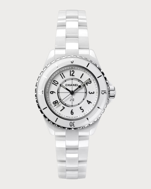 CHANEL H5698 J12 Watch Steel & Ceramic(33mm/White)