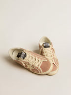 GOLDEN GOOSE Super - Star in powder - pink suede with cream leather star | 黃金鵝 Super - Star 粉霧粉色麂皮款，搭配米色皮革星星（粉霧粉色） - LondonKelly 英國名牌代購