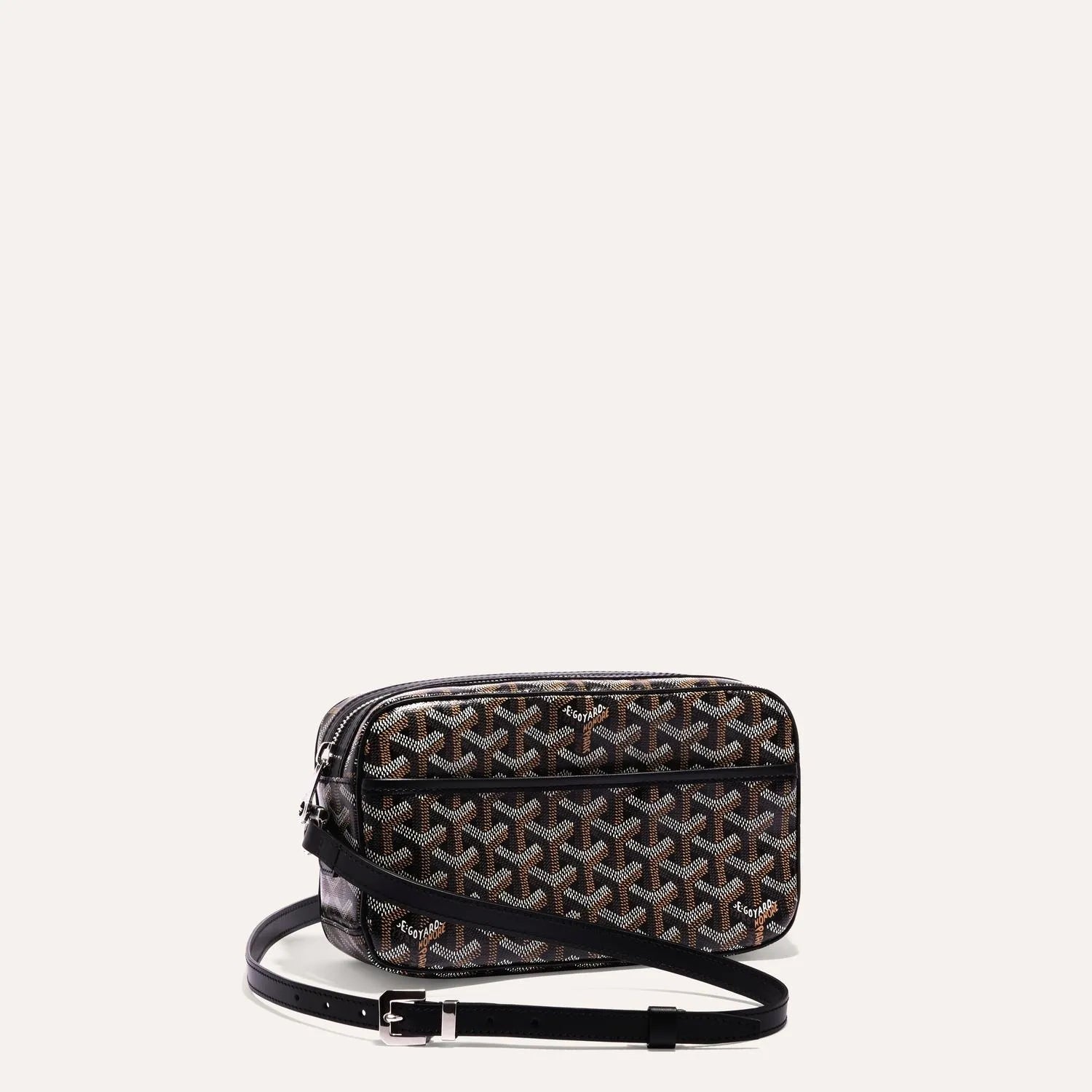 GOYARD Cap-Vert Camera Bag Goyardine Canvas & Calfskin(PM/Many
