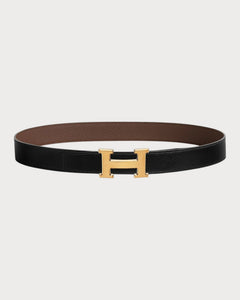 HERMES H Belt Buckle & Reversible Leather Strap | 爱马仕 双面皮带 (32MM/ 多色金扣) - LONDONKELLY 英国名牌代购