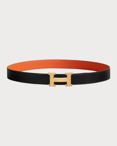 HERMES H Belt Buckle & Reversible Leather Strap | 爱马仕 双面皮带 (32MM/ 多色金扣) - LONDONKELLY 英国名牌代购