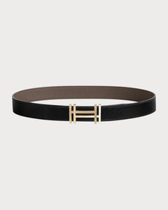 HERMES Men's H Au Carre Belt Buckle & Reversible Leather Strap | 爱马仕 男仕双面皮带 (32MM/ 多色) - LONDONKELLY 英国名牌代购