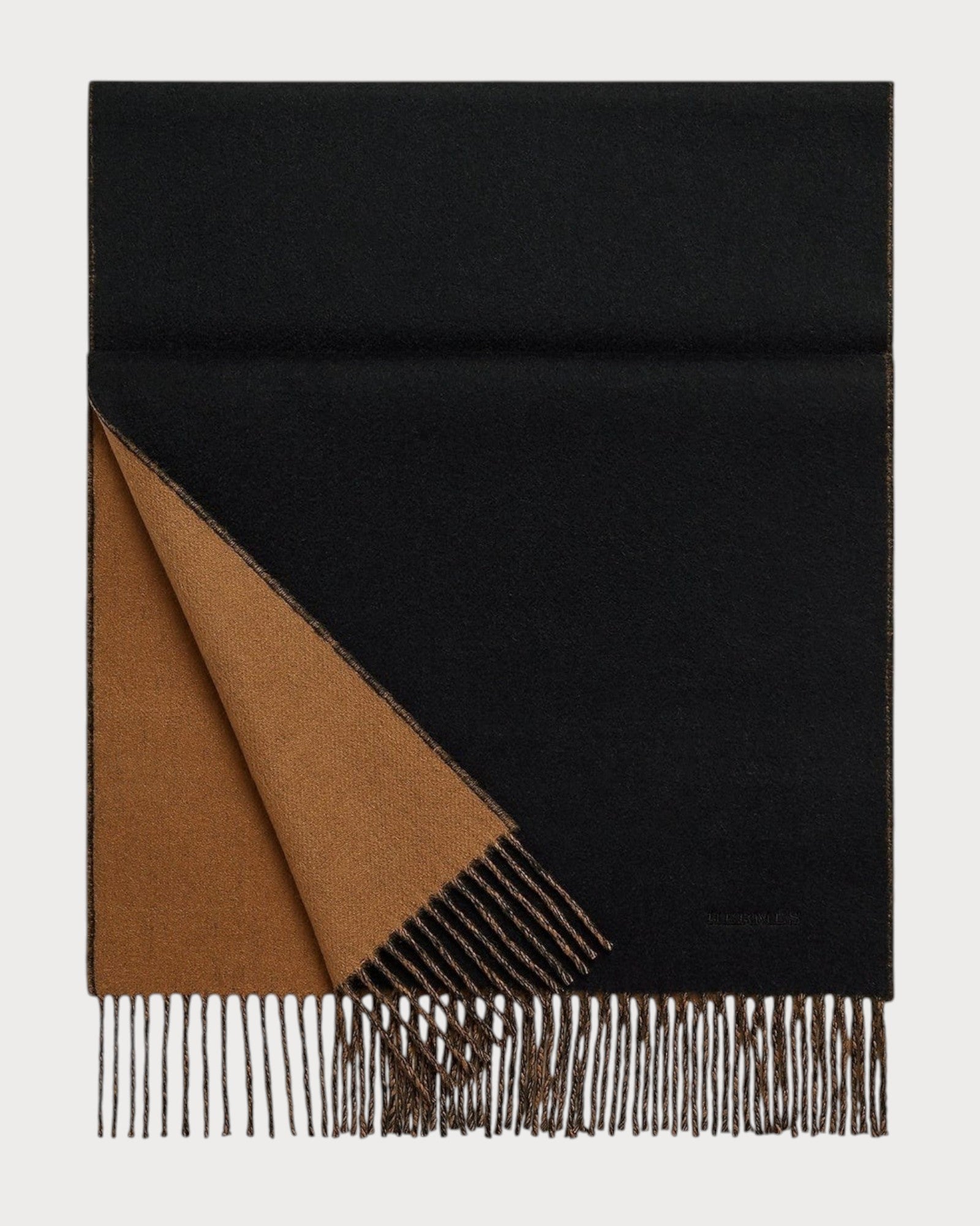 HERMES Men's Recto-Verso Muffler Cashmere(Many) | LONDONKELLY