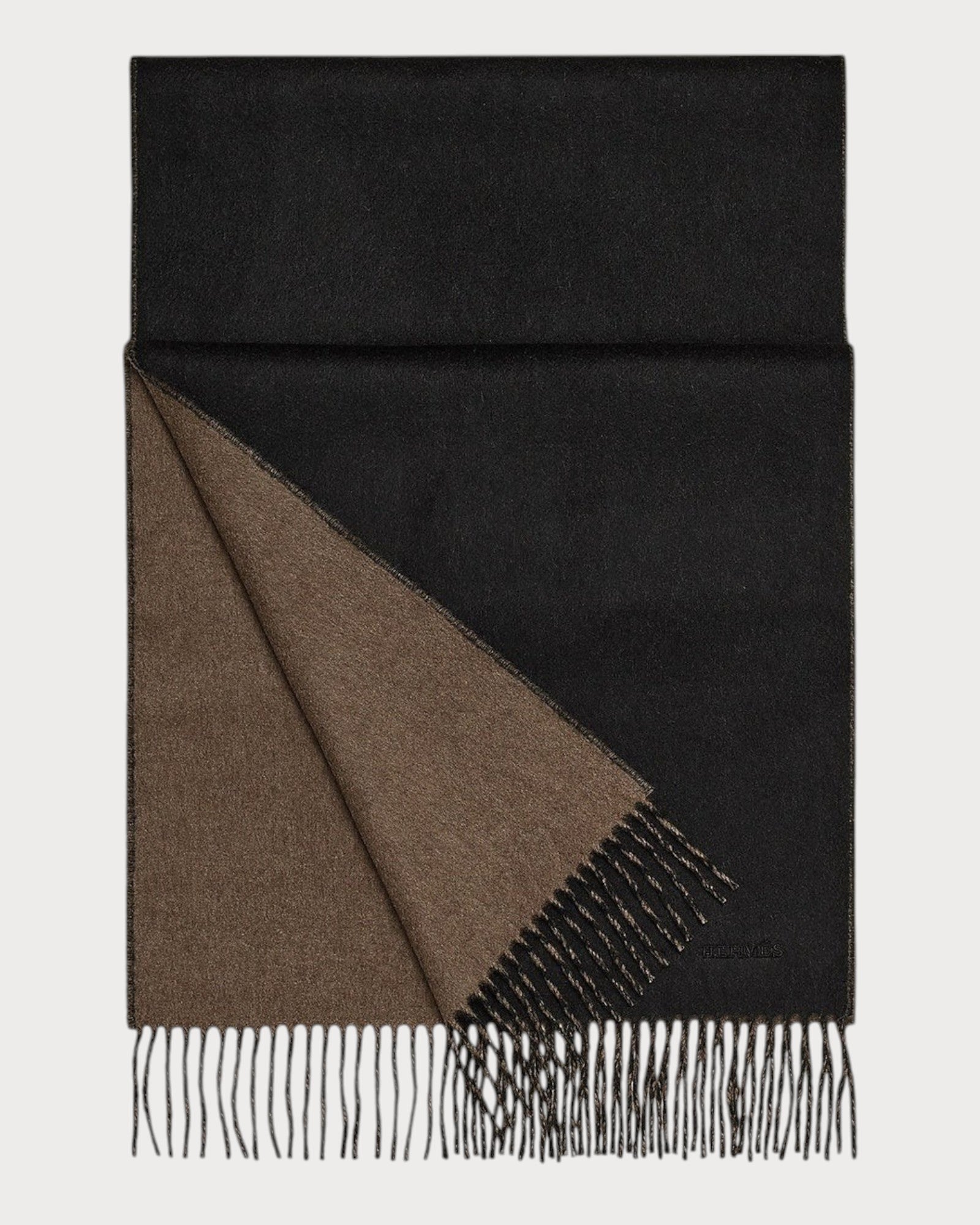 HERMES Men's Recto-Verso Muffler Cashmere(Many) | LONDONKELLY