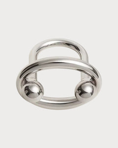 HERMES Satellite Scarf 90 Ring | 爱马仕 丝巾扣 (Silver)