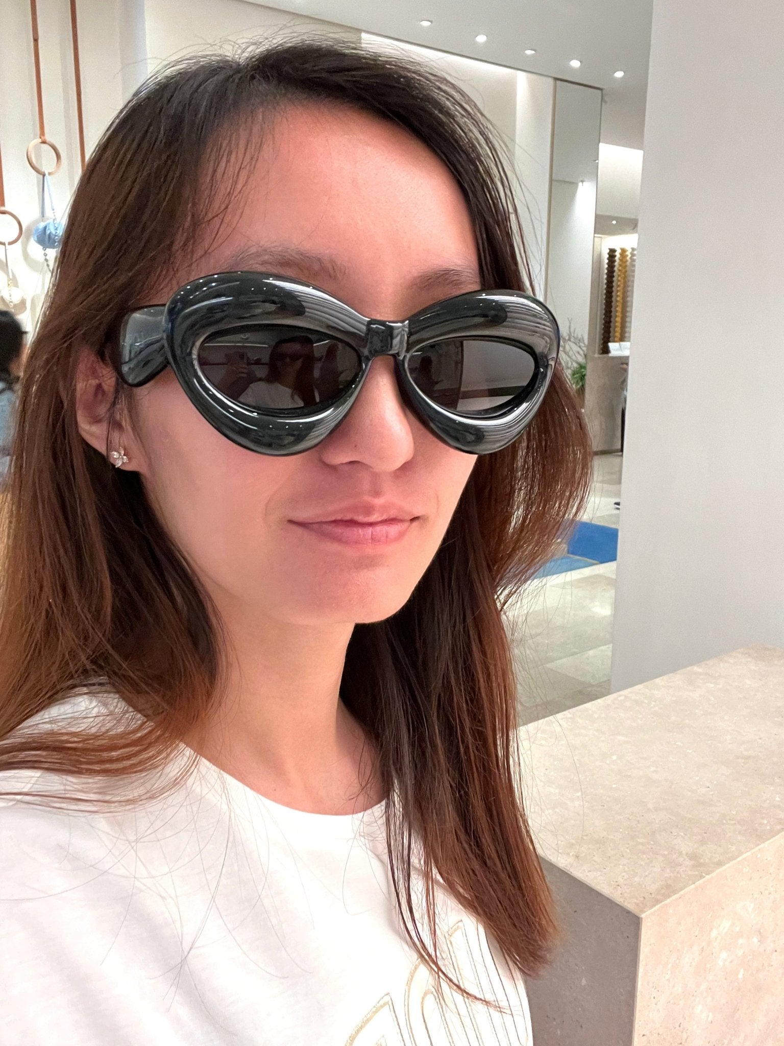 LOEWE Inflated Cateye Sunglasses(Black) | LONDONKELLY