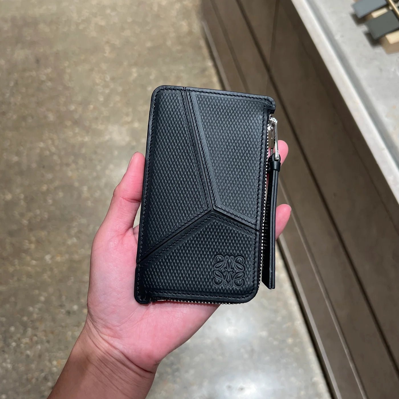 LOEWE Men's Puzzle Long Coin Cardholder(2 Colors) | LONDONKELLY