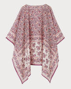LORO PIANA Daniela Poncho | 流苏斗篷披肩 (粉色) - LONDONKELLY 英国名牌代购