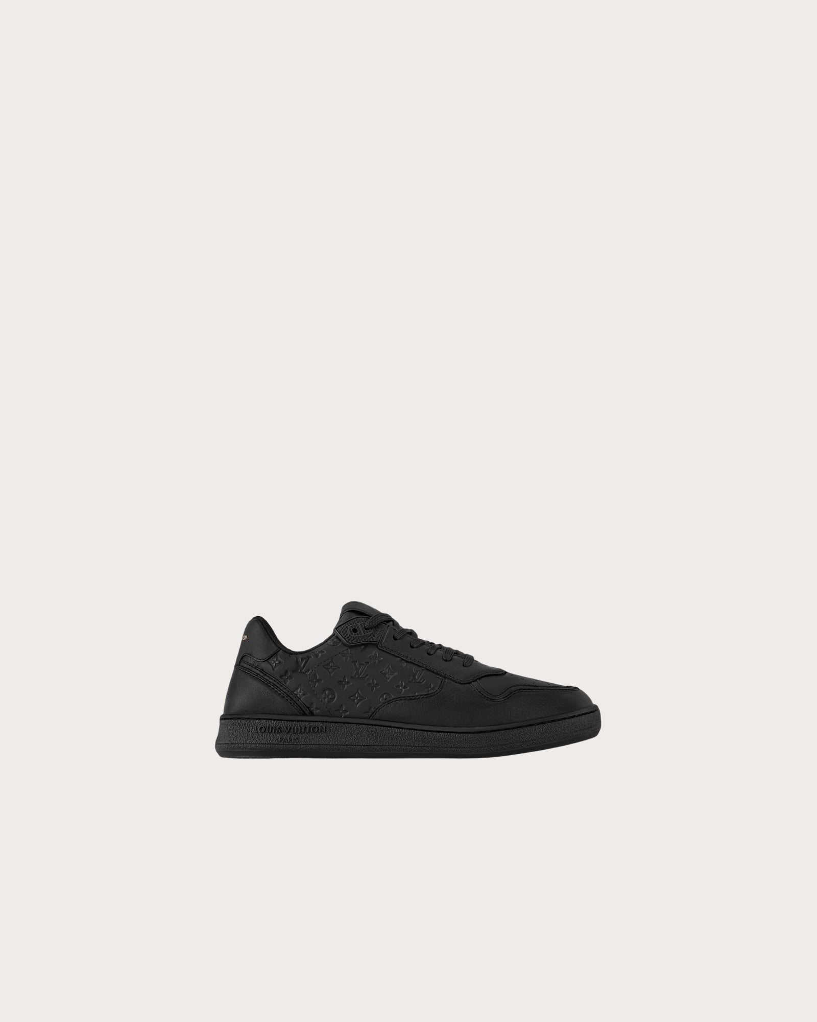 LOUIS VUITTON 1AD9EE Women's LV Stadium Trainers Monogram Canvas(Black ...