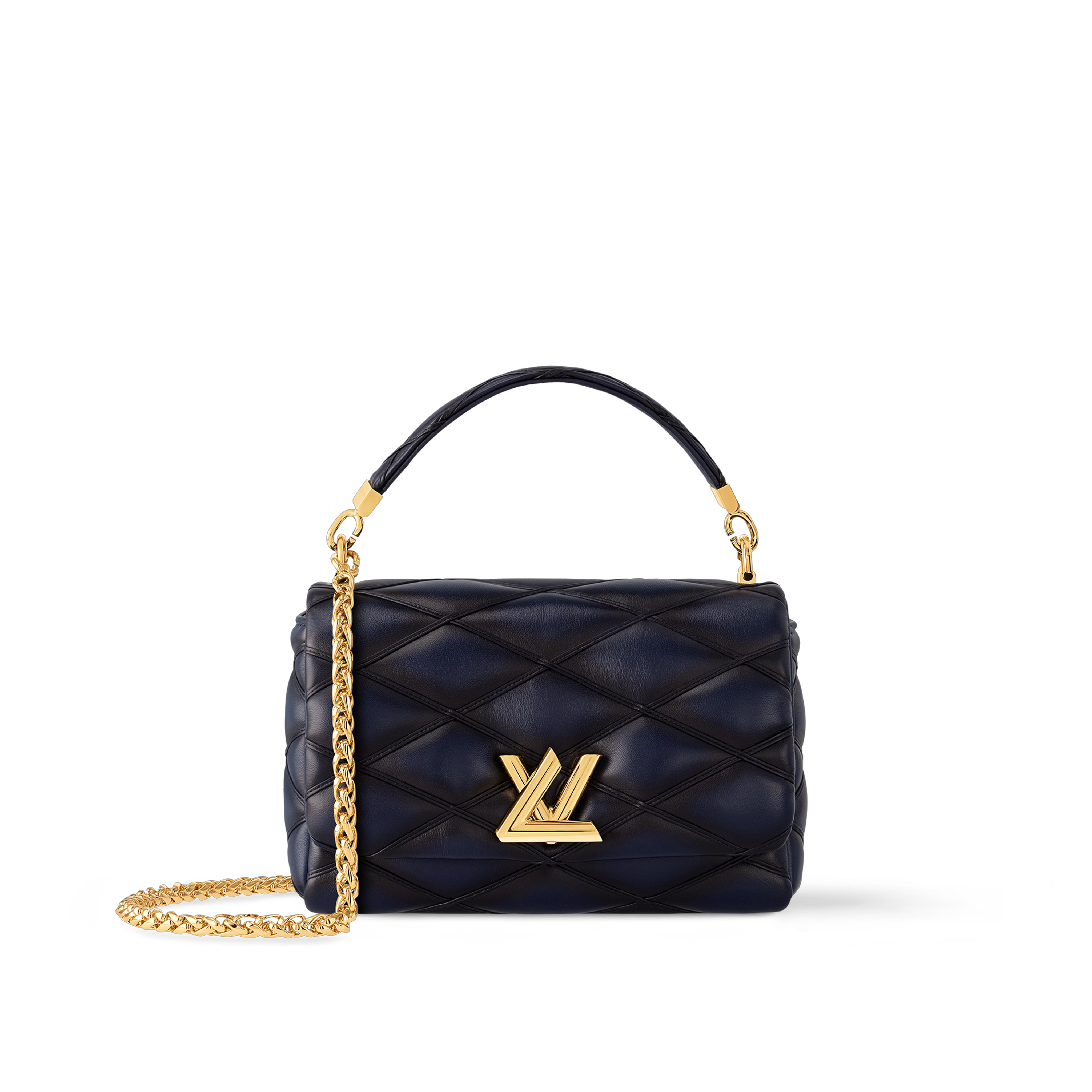 Louis Vuitton ストラップ ゴールド ダークブルー LOUIS VUITTON M22891 GO-14 Bag Lambskin(MM/2 Colors) | LONDONKELLY