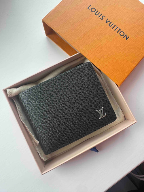LOUIS VUITTON M30295 Men's Multiple Wallet Leather(Black) - LONDONKELLY 英國名牌代購