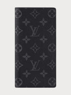 LOUIS VUITTON M61697 Men's Brazza Wallet Monogram Eclipse | 路易威登 男仕长银包 (黑色) - LONDONKELLY 英国名牌代购