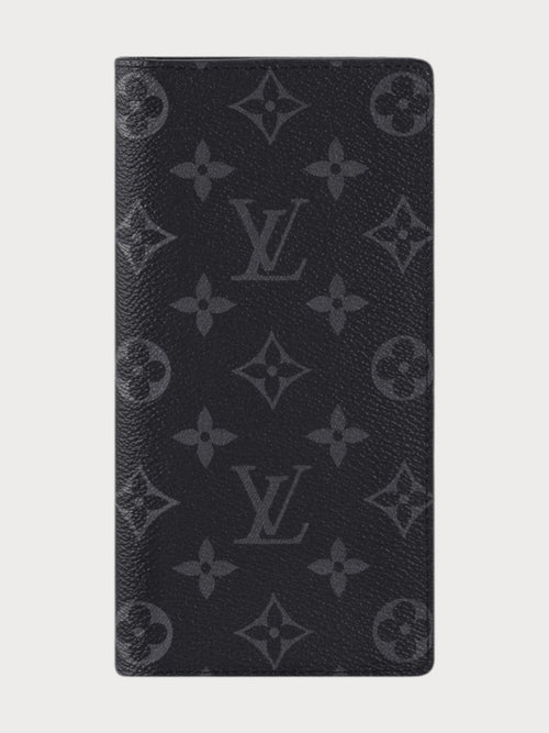 LOUIS VUITTON M61697 Men's Brazza Wallet Monogram Eclipse | 路易威登 男仕长银包 (黑色) - LONDONKELLY 英国名牌代购