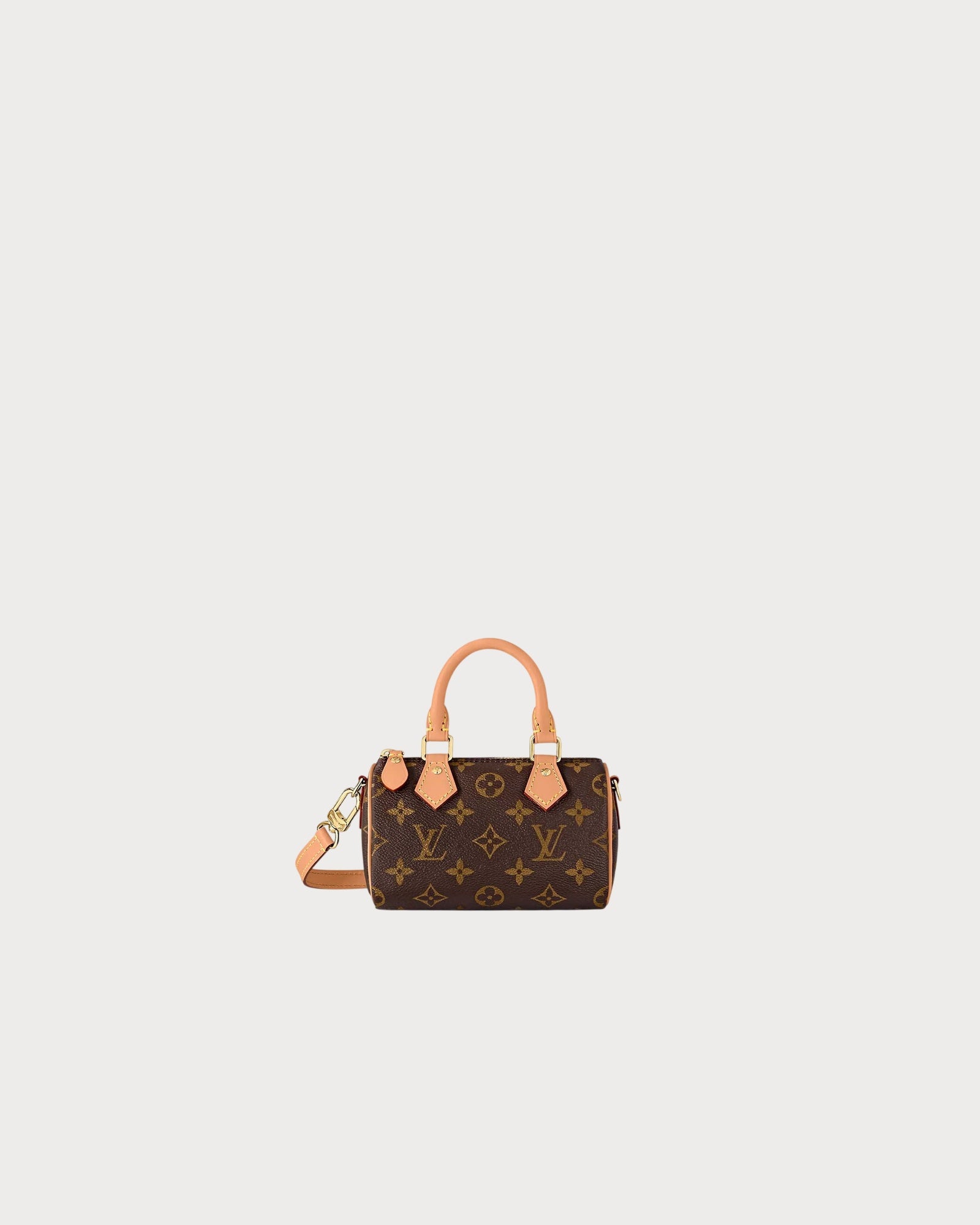 LOUIS VUITTON M81085 Speedy Monogram Coated Canvas(Nano/Beige