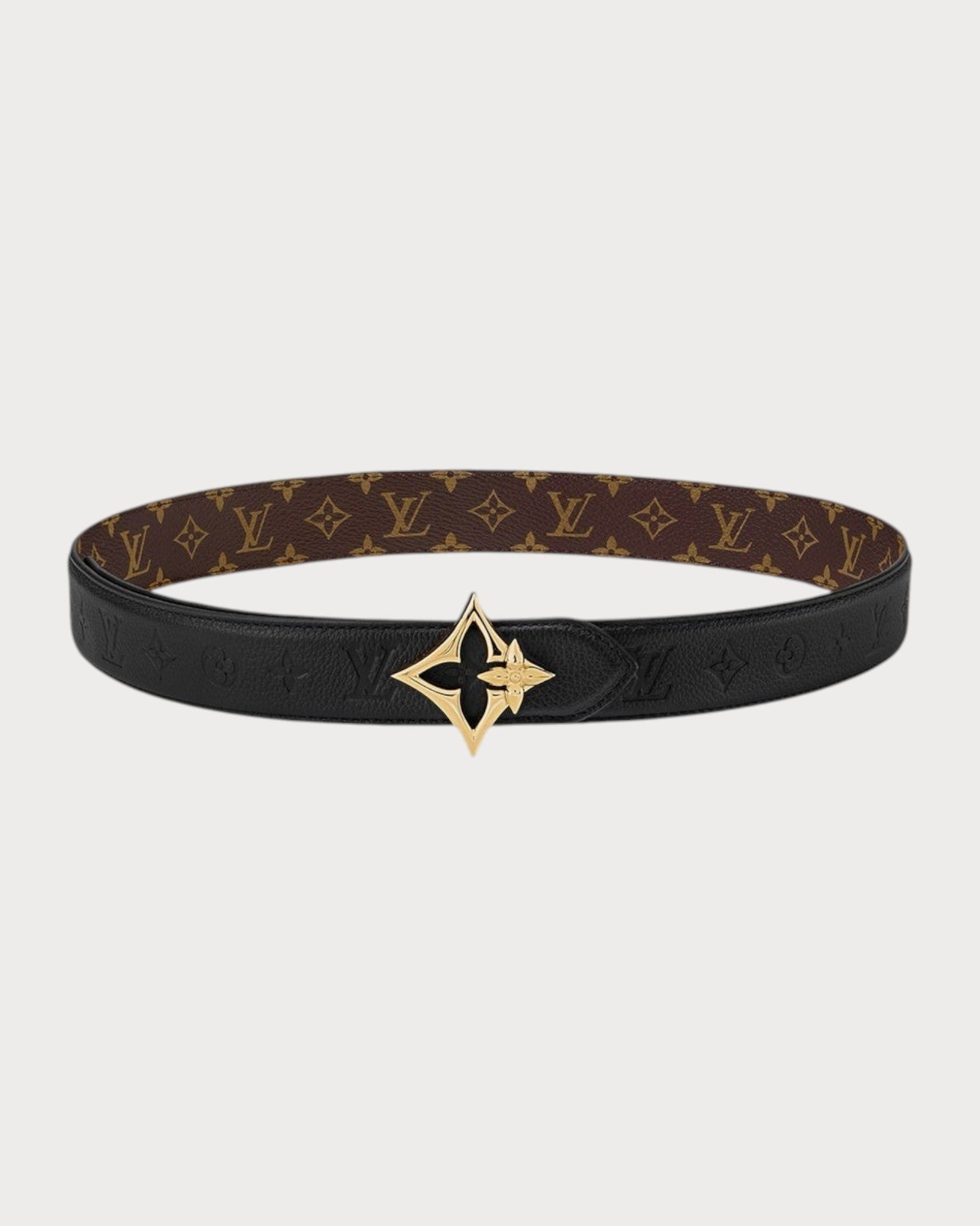 LOUIS VUITTON M8373U LV Flowergram 30mm Reversible Belt Empreinte