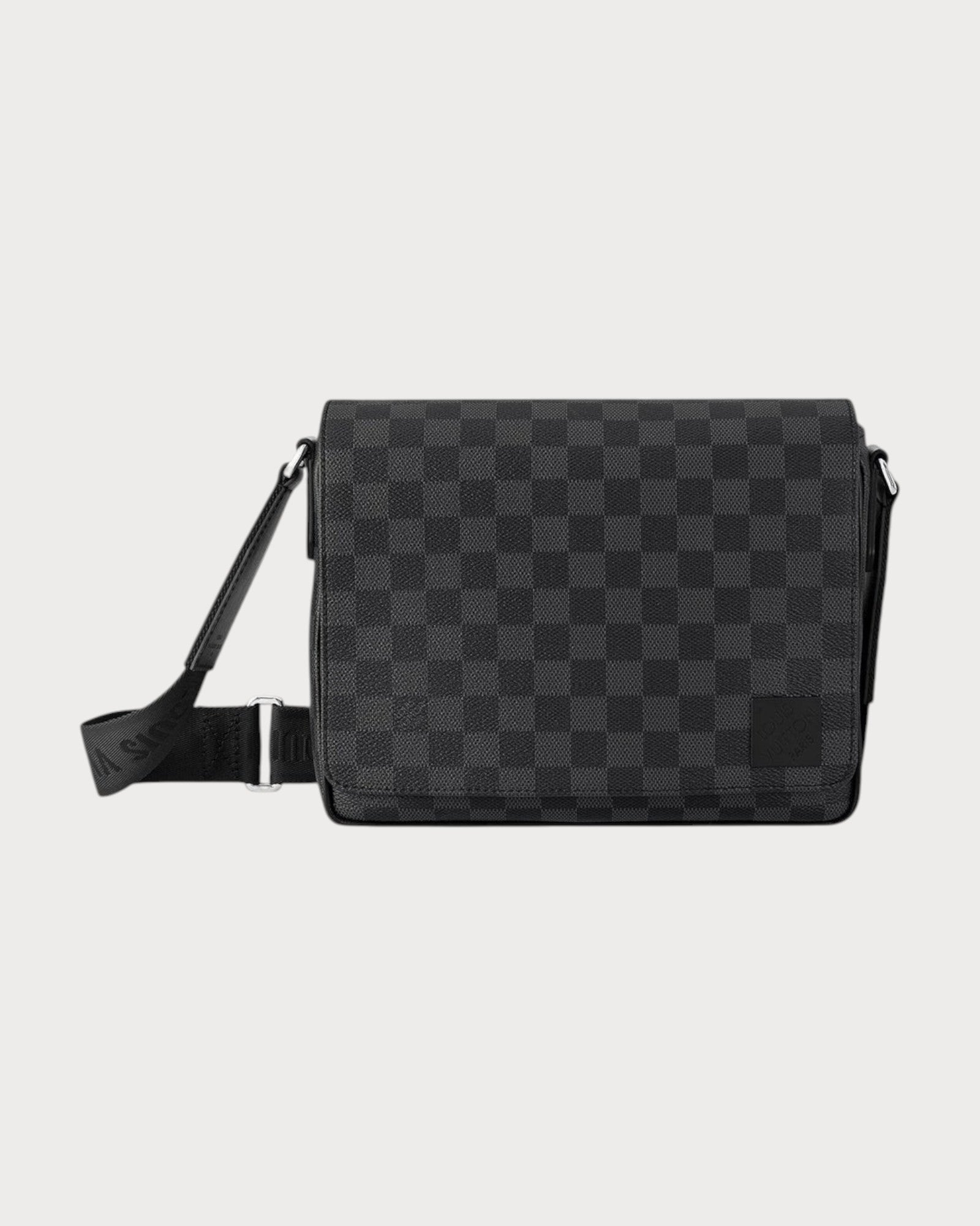 LOUIS VUITTON N42710 Men's District Messenger Bag Leather(PM/Black