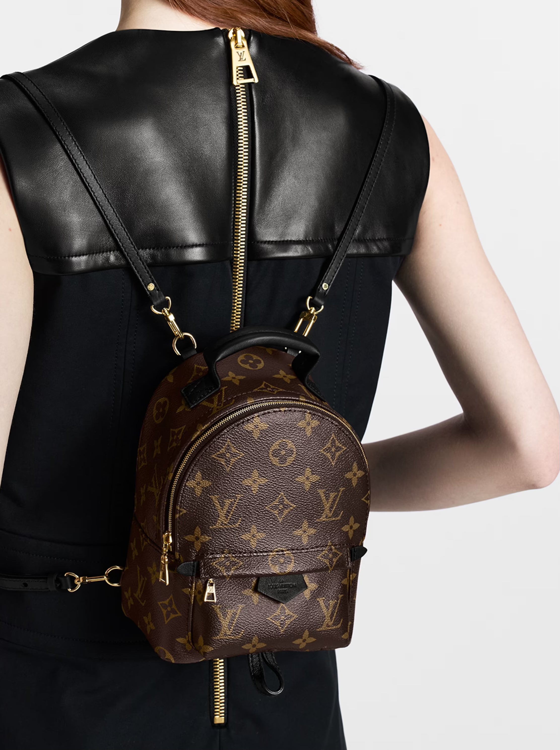 LOUIS VUITTON M44873 Palm Springs Backpack(Mini/Brown)