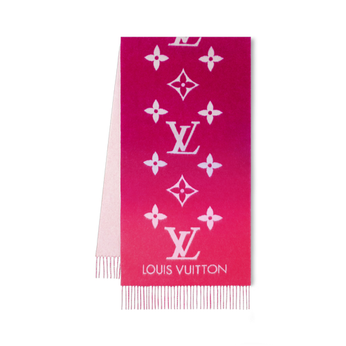 LOUIS VUITTON M70868 Reykjavik Gradient Scarf | Louis Vuitton gradient scarf (multicolor) up