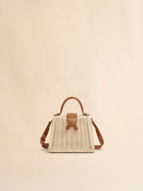 MARNI Natural Rattan Midollino Handbag | 瑪尼 草編袋 (啡色) - LondonKelly 英國名牌代購