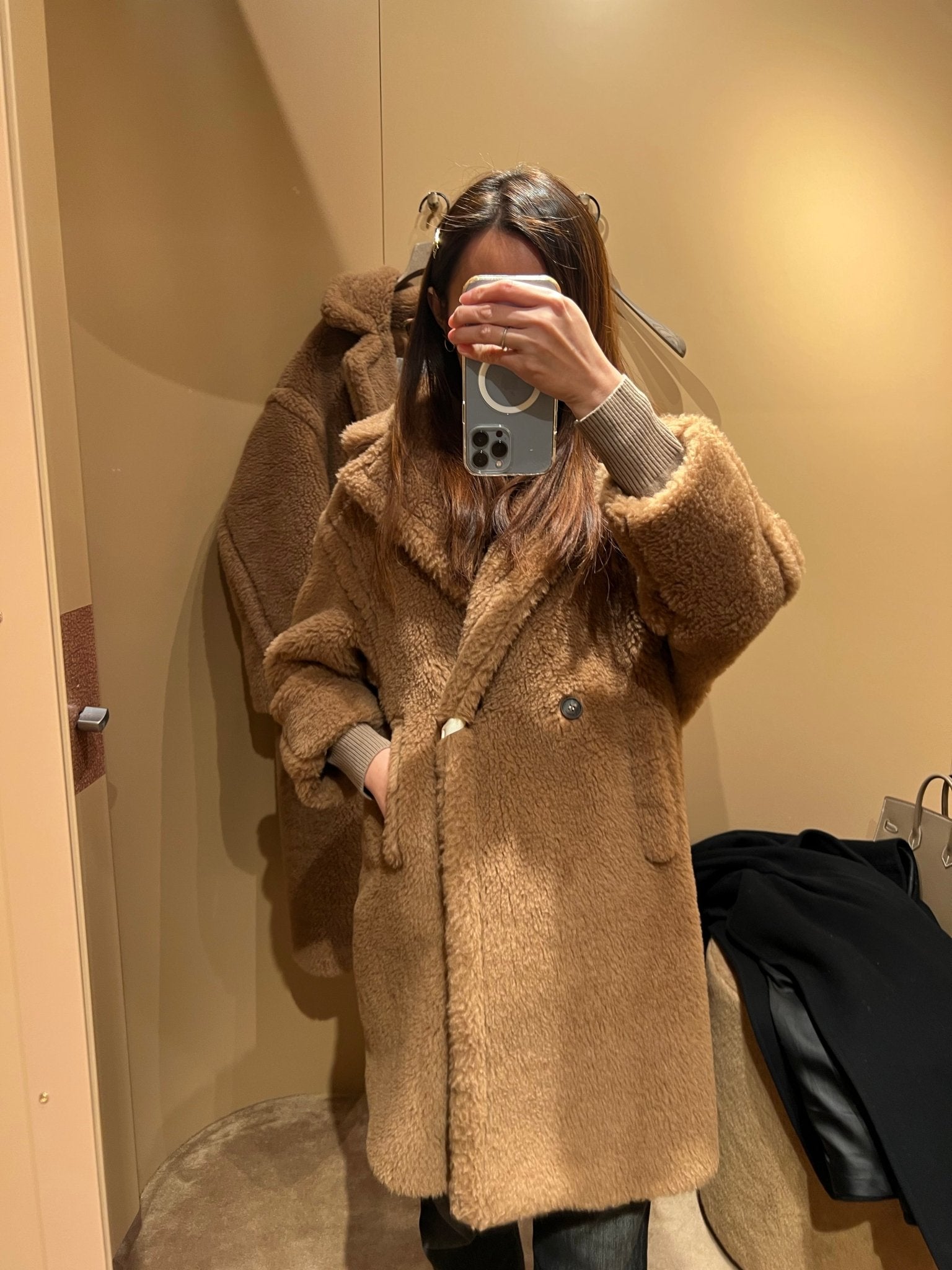 MAX MARA Kid's Teddy Bear Icon Coat Wool(Mini/2 Colors