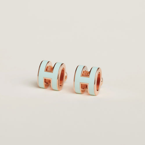 HERMES Rose Gold Mini Pop H Earrings | 愛馬仕 玫瑰金耳環 (迷你/多色)