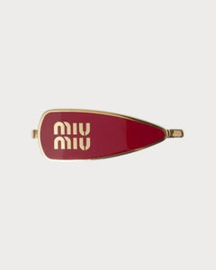 MIU MIU Enameled Metal Hair Clip | 缪缪 发夹 (多色) - LONDONKELLY 英国名牌代购