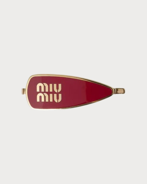 MIU MIU Enameled Metal Hair Clip | 缪缪 发夹 (多色) - LONDONKELLY 英国名牌代购
