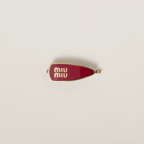 MIU MIU Enameled Metal Hair Clip | 繆繆 髮夾 (多色) - LondonKelly 英國名牌代購
