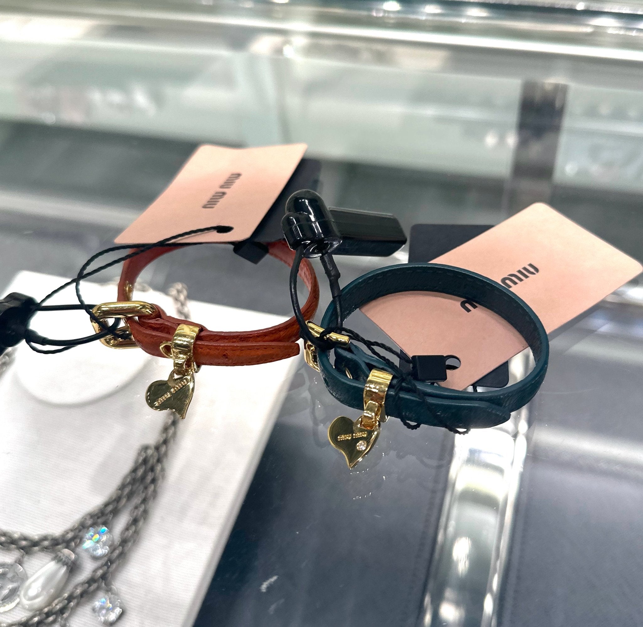 MIU MIU Leather Bracelet(2 Colors) | LONDONKELLY – LONDONKELLY