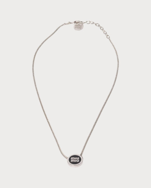 MIU MIU Metal necklace | 缪缪 颈链 (多色/银链) - LONDONKELLY 英国名牌代购