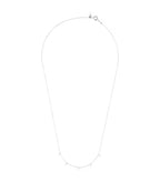 PERSEE White Gold and Diamond 5 - Stone Danaé Necklace | 白金鑽石5顆石達娜伊項鍊 (白金) - LondonKelly 英國名牌代購