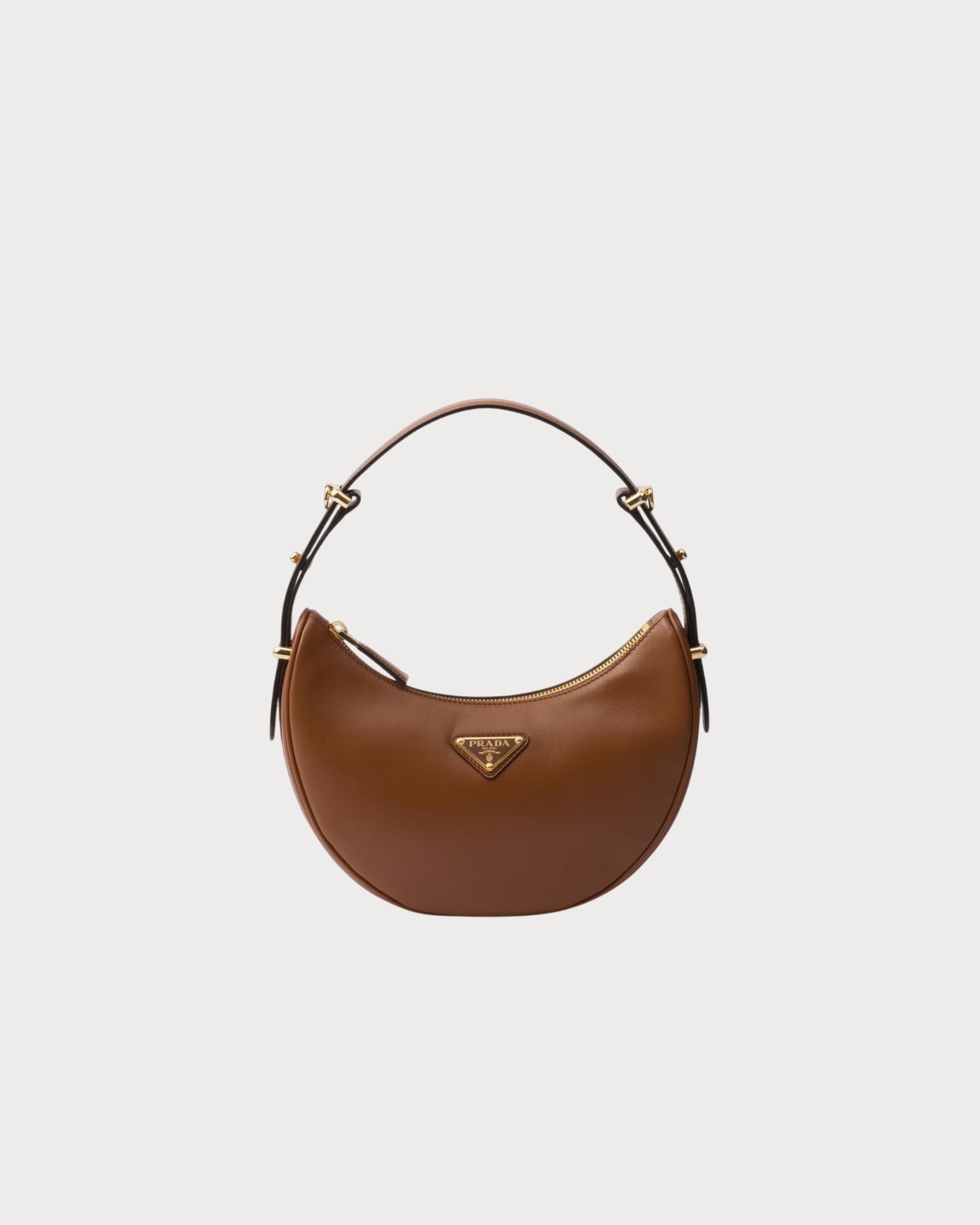 普拉達 1BC194 Arque Small Shoulder Bag 皮革單肩袋(小碼/多色