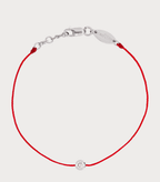 REDLINE Pure White Gold and Diamond Bracelet(Red) - LONDONKELLY 英國名牌代購