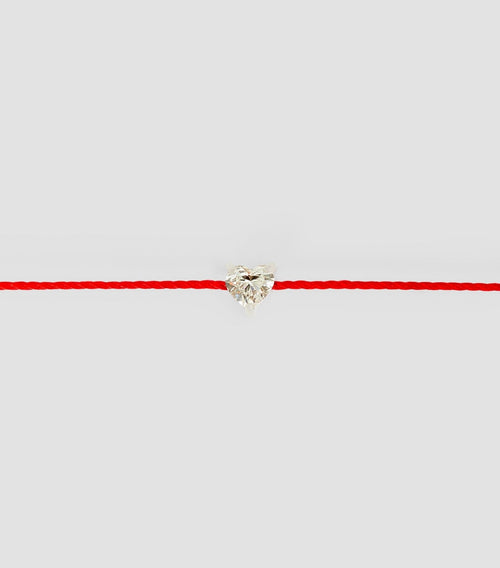 REDLINE White Gold and Diamond Bien Aime Bracelet | 紅繩 手鏈 (0.1CT/多色) - LondonKelly 英國名牌代購