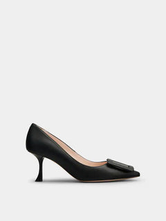 ROGER VIVIER Viv’ In The City Pumps in Leather | RV 皮革高跟鞋 (多色) - LondonKelly 英國名牌代購
