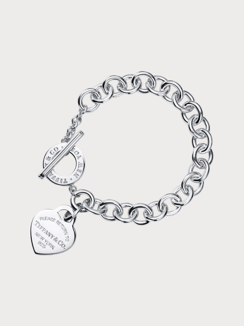 TIFFANY & CO. Return to Tiffany Heart Tag Toggle Bracelet(Silver) - LONDONKELLY 英國名牌代購
