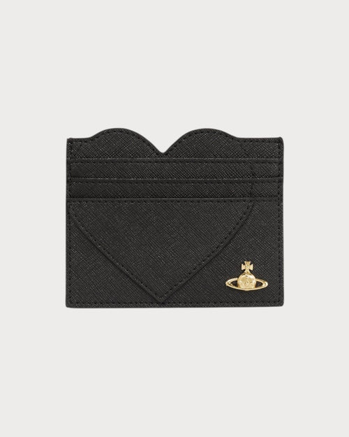 VIVIENNE WESTWOOD Heart Card Holder | 西太后 心形卡套 (黑色) - LONDONKELLY 英国名牌代购