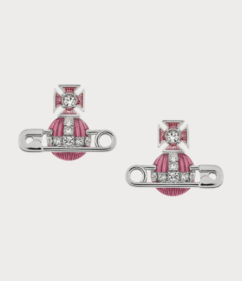 VIVIENNE WESTWOOD Kitty Earrings | 西太后 耳环 (粉红色) - LONDONKELLY 英国名牌代购