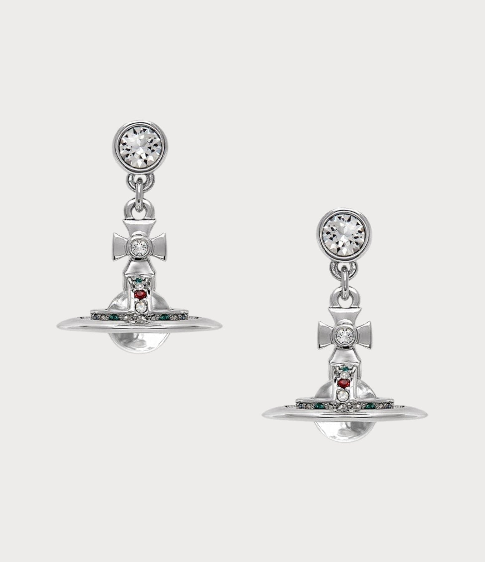 アクセサリー Vivienne Westwood PETITE ORB EARRING VIVIENNE WESTWOOD New Orb Earrings Brass(Petite/Silver