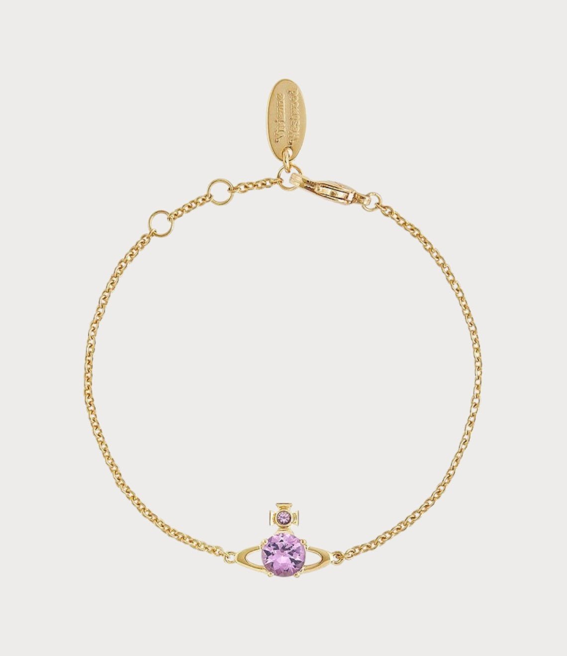 VIVIENNE WESTWOOD Reina Bracelet Brass(Small/Purple) | LONDONKELLY