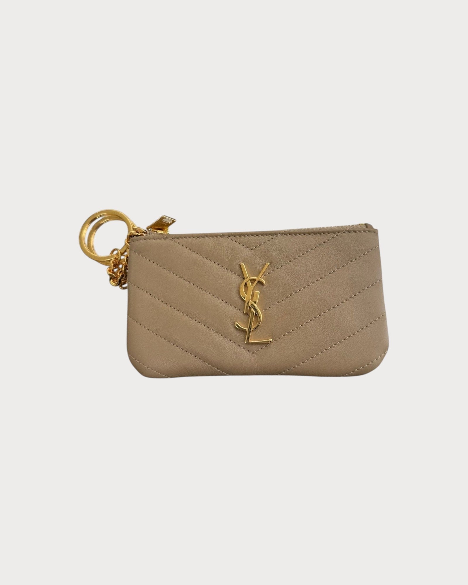 YSL SAINT LAURENT Cassandre Matelasse Key Pouch(2 Colors