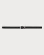YSL SAINT LAURENT Cassandre Thin Belt With Square Buckle In Grained Leather | 圣罗兰 皮带 (2CM/黑色) - LONDONKELLY 英国名牌代购
