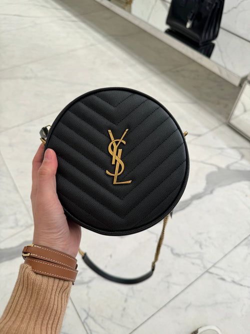 YSL SAINT LAURENT Vinyle Round Camera Bag | 聖羅蘭 手袋 (多色) - LondonKelly 英國名牌代購