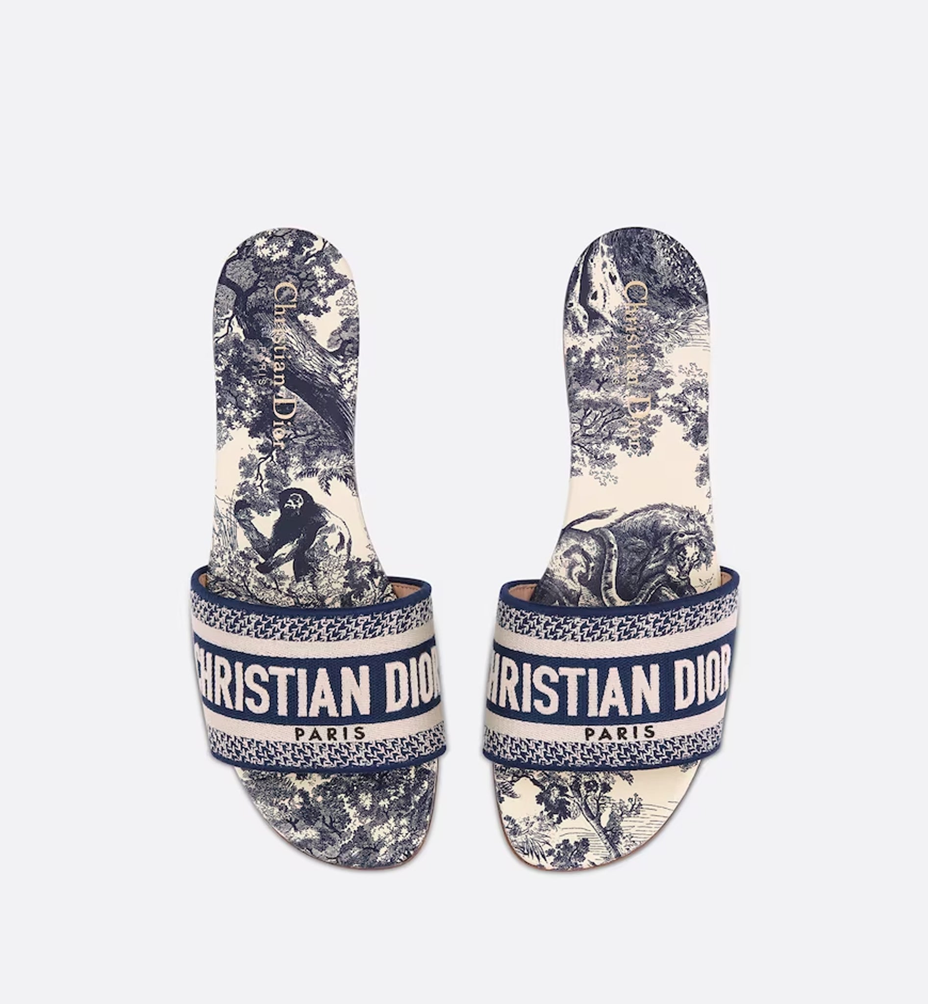 CHRISTIAN DIOR Dway Slide Sandal Cotton(2 Colors) | LONDONKELLY