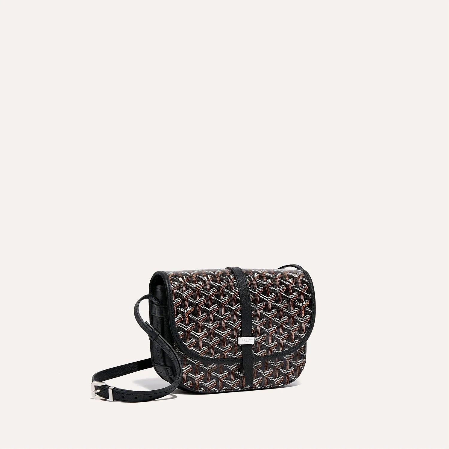GOYARD Belvedere Bag Goyardine Canvas & Calfskin(PM/Many