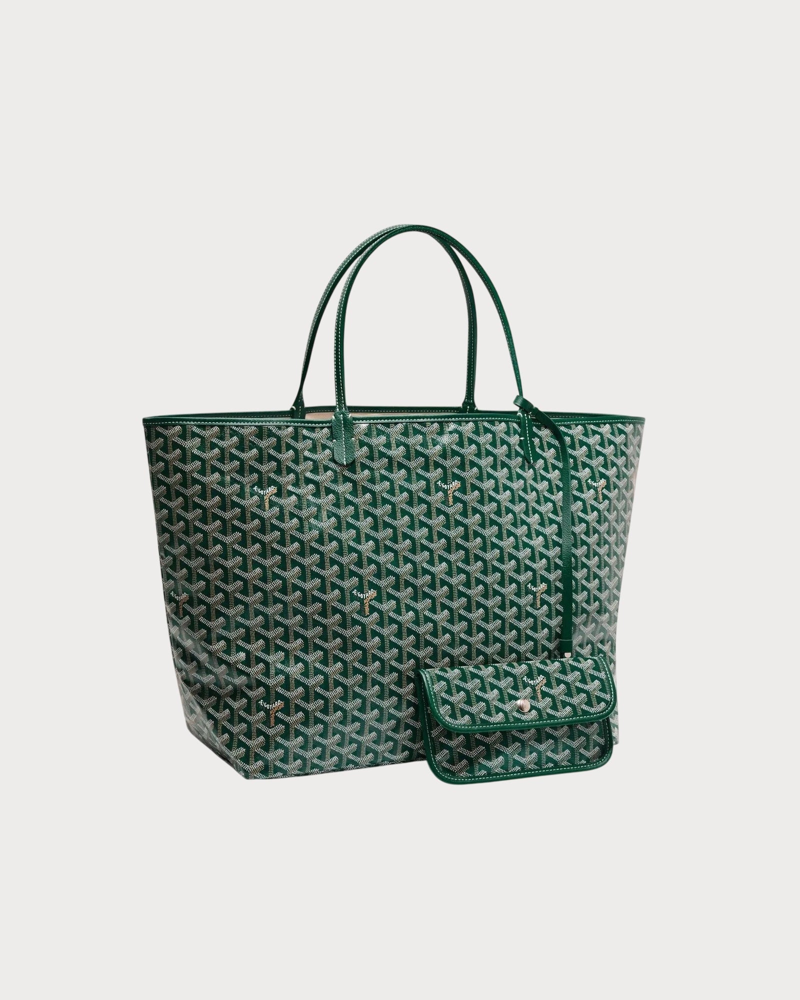 GOYARD Saint Louis Bag Goyardine Canvas & Calfskin(GM/Many